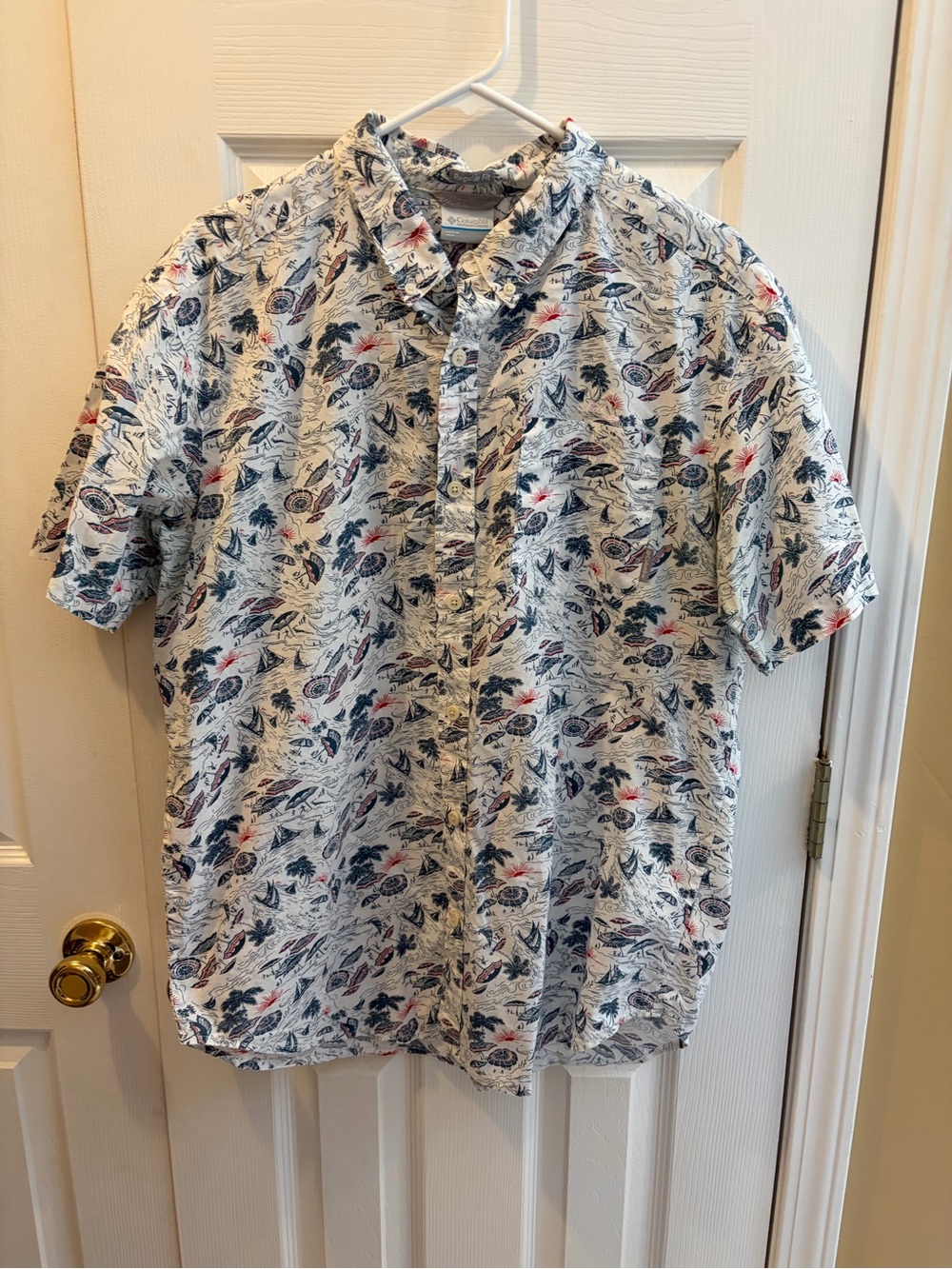 Columbia Short-Sleeve Button-Down Shirt